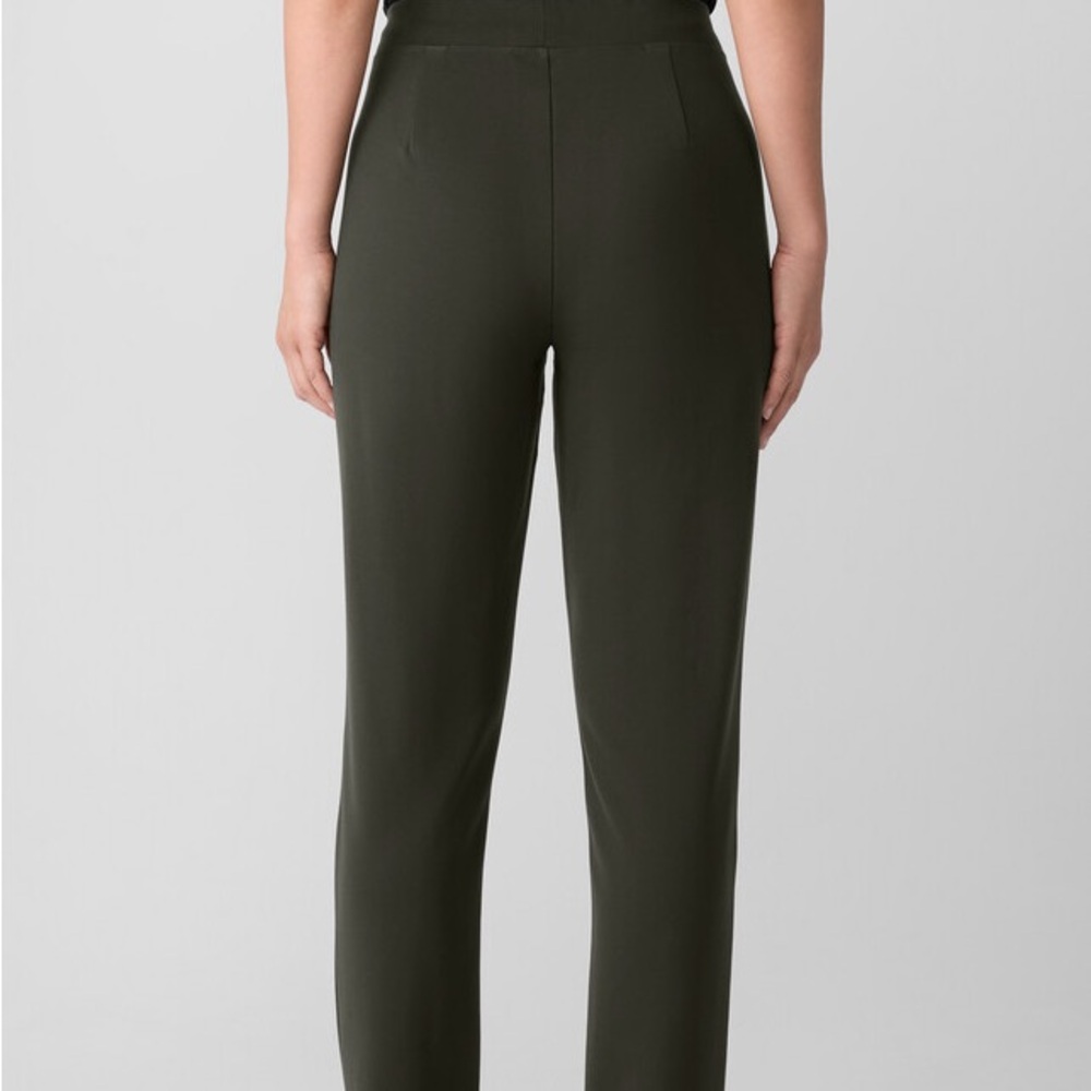Washable Flex Ponte Slim Pant by Eileen Fisher in “Woodland” size M - Picture 2 of 6